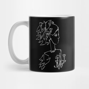 Chandelier Girl Mug